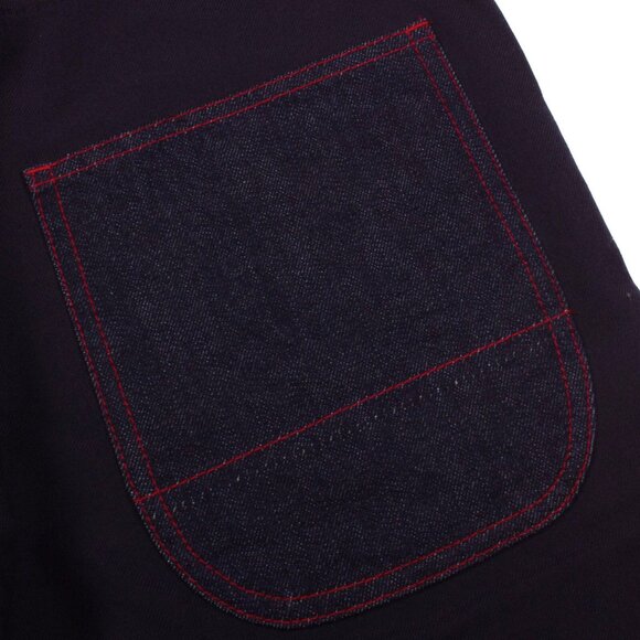 JUNYA WATANABE x CDG A/W 2014 Dark Navy Denim Patch Back Pocket Pants - Picture 4 of 6